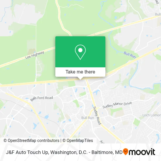 J&F Auto Touch Up map