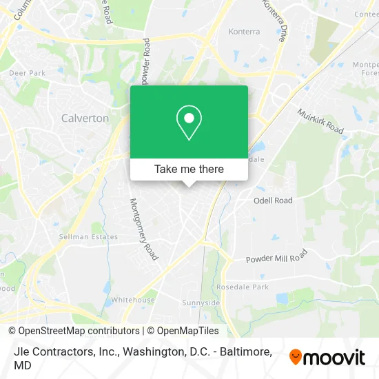 Jle Contractors, Inc. map