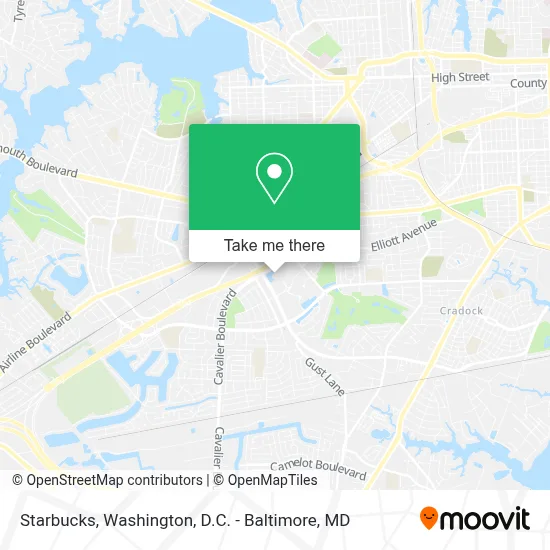 Starbucks map