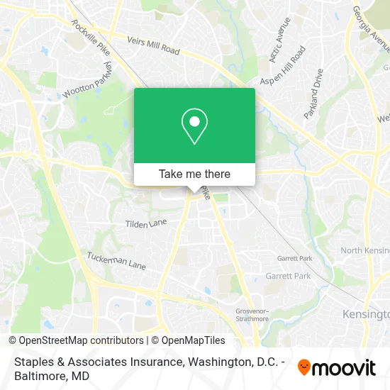 Staples & Associates Insurance map
