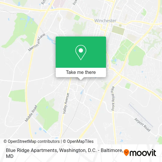Blue Ridge Apartments map
