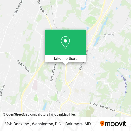 Mvb Bank Inc. map