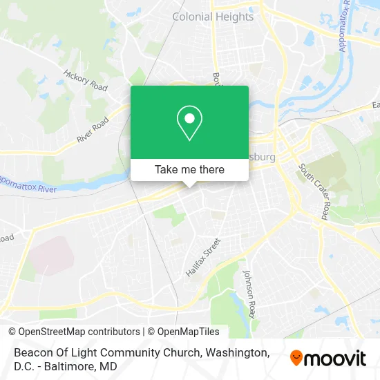 Beacon Of Light Community Church map