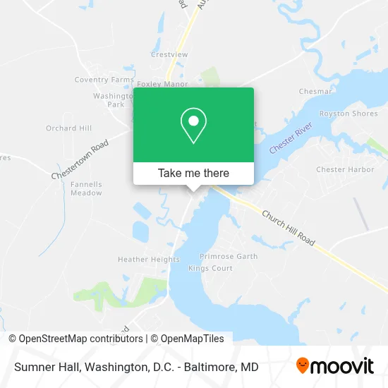 Sumner Hall map