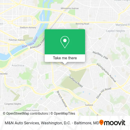 M&N Auto Services map
