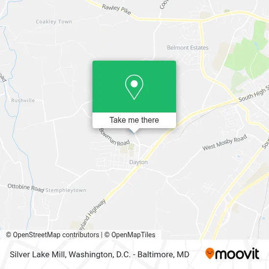 Silver Lake Mill map