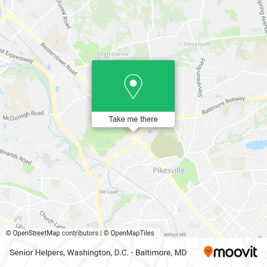Senior Helpers map