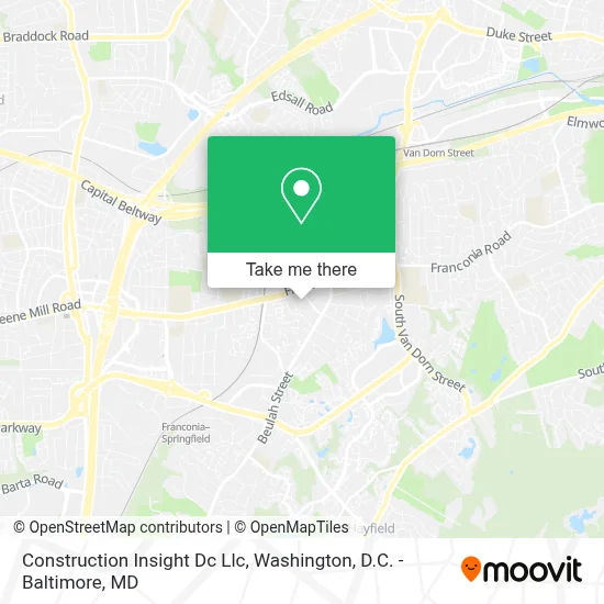 Construction Insight Dc Llc map