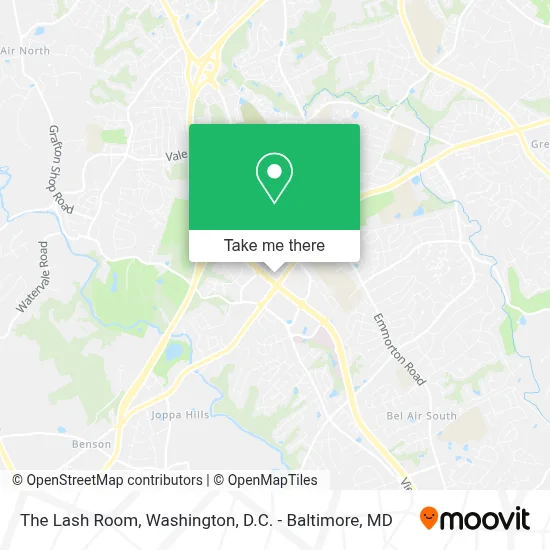 The Lash Room map