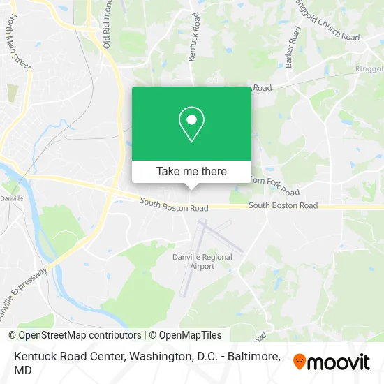 Kentuck Road Center map