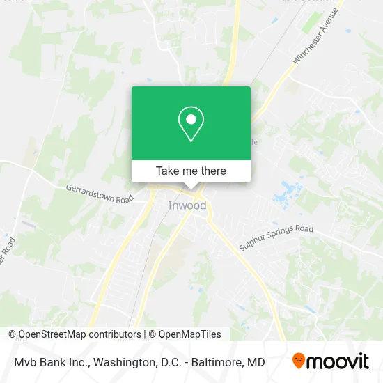 Mvb Bank Inc. map
