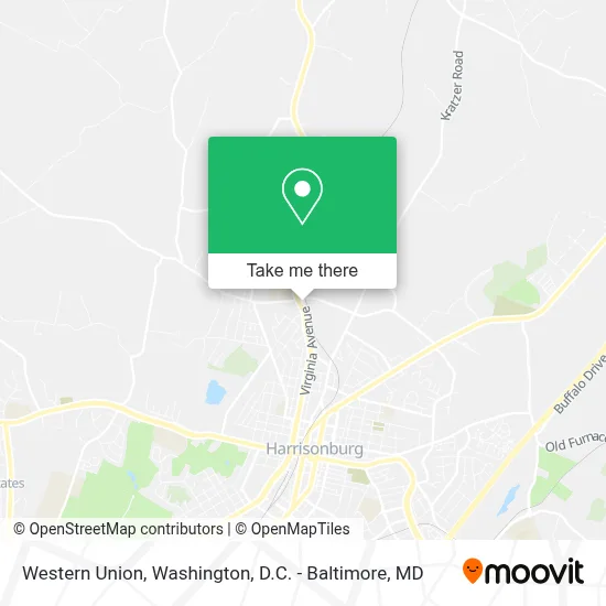 Western Union map