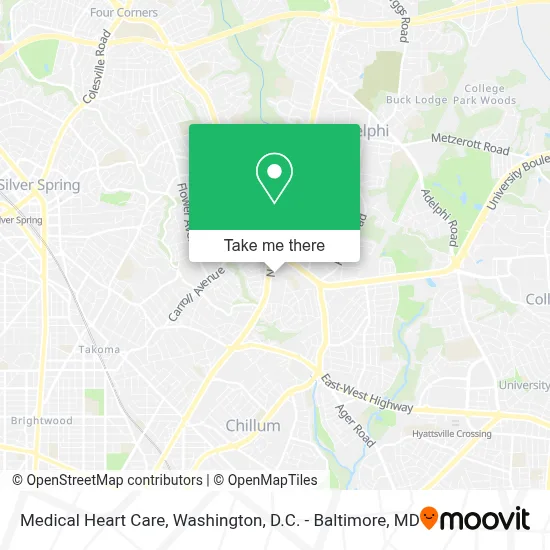 Medical Heart Care map