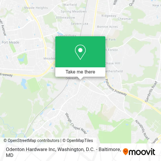 Odenton Hardware Inc map