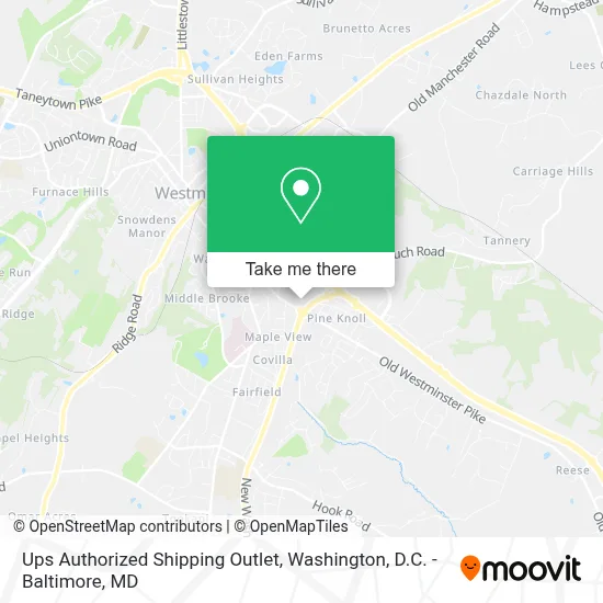 Ups Authorized Shipping Outlet map