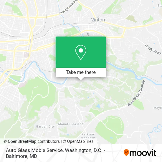 Auto Glass Moble Service map