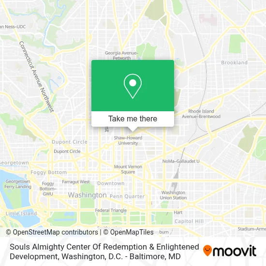 Souls Almighty Center Of Redemption & Enlightened Development map