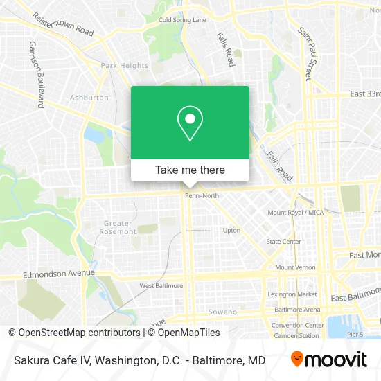 Sakura Cafe IV map