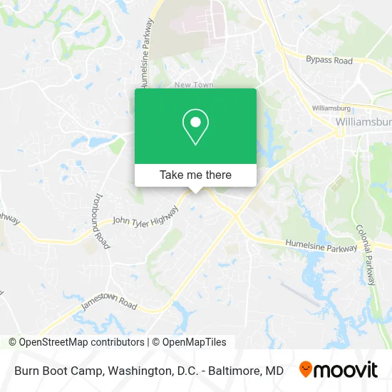 Burn Boot Camp map