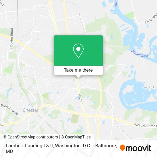 Lambert Landing I & II map