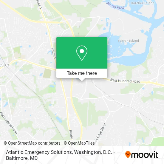 Atlantic Emergency Solutions map