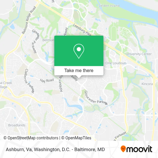 Ashburn, Va map