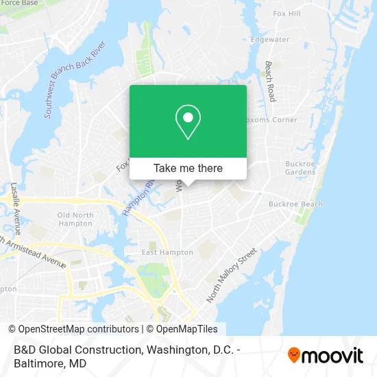 B&D Global Construction map