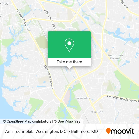 Arni Technolab map