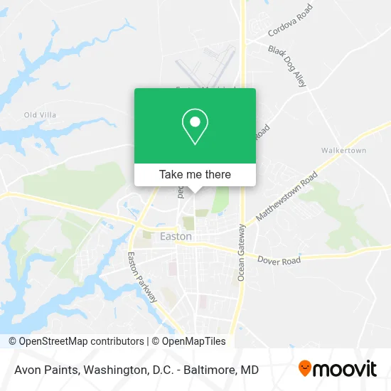 Avon Paints map