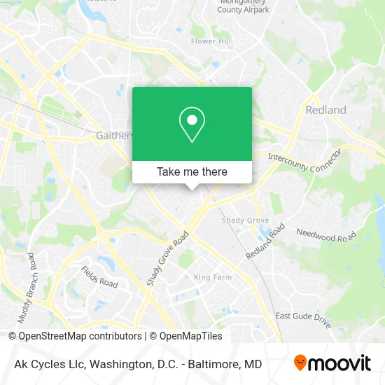 Ak Cycles Llc map