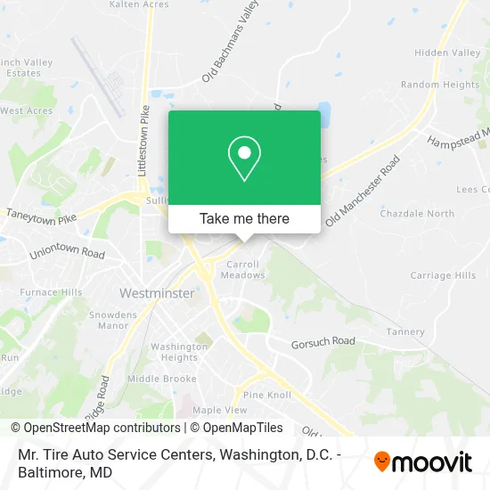 Mr. Tire Auto Service Centers map