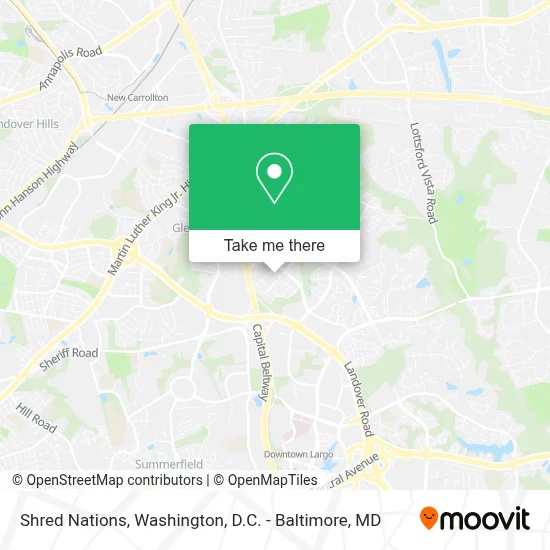 Shred Nations map
