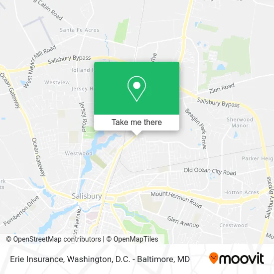 Erie Insurance map