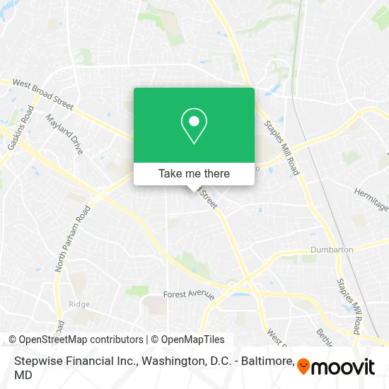 Stepwise Financial Inc. map