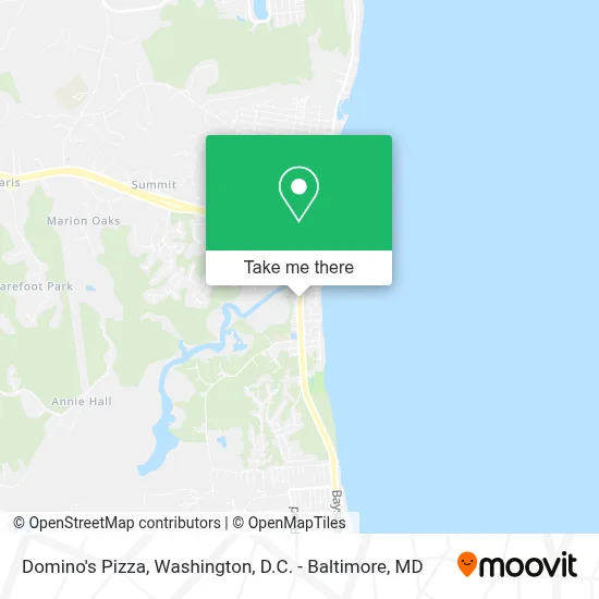 Domino's Pizza map