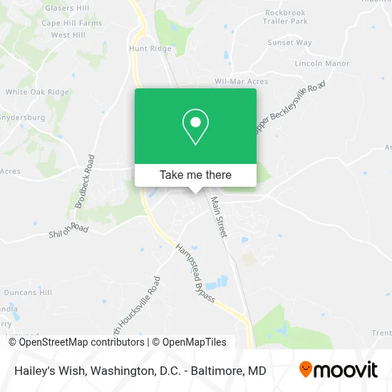 Hailey's Wish map