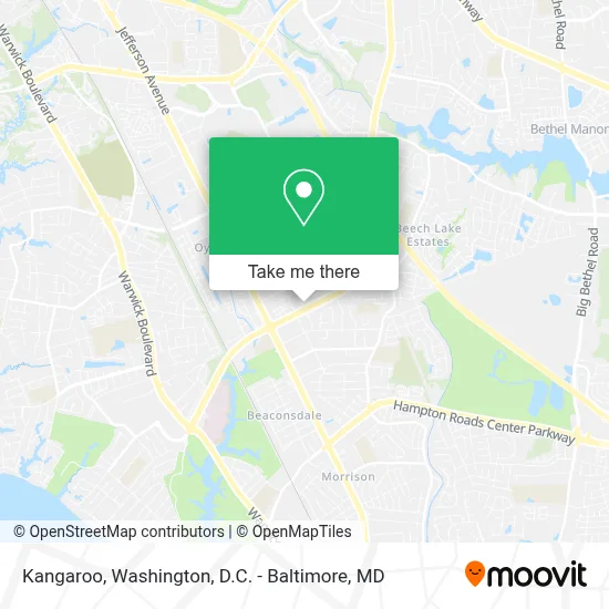 Kangaroo map