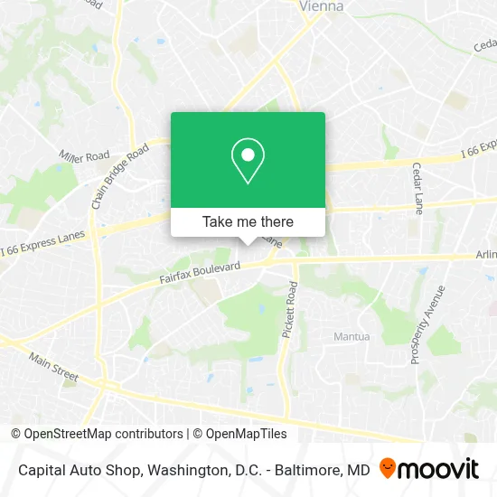 Capital Auto Shop map