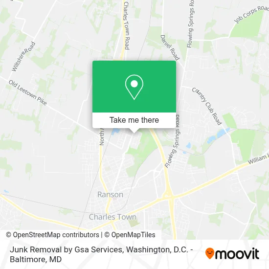 Junk Removal by Gsa Services map