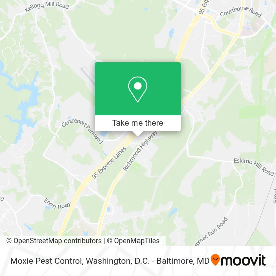 Moxie Pest Control map