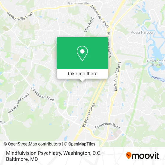 Mindfulvision Psychiatry map
