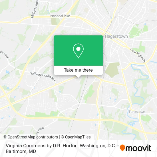 Virginia Commons by D.R. Horton map