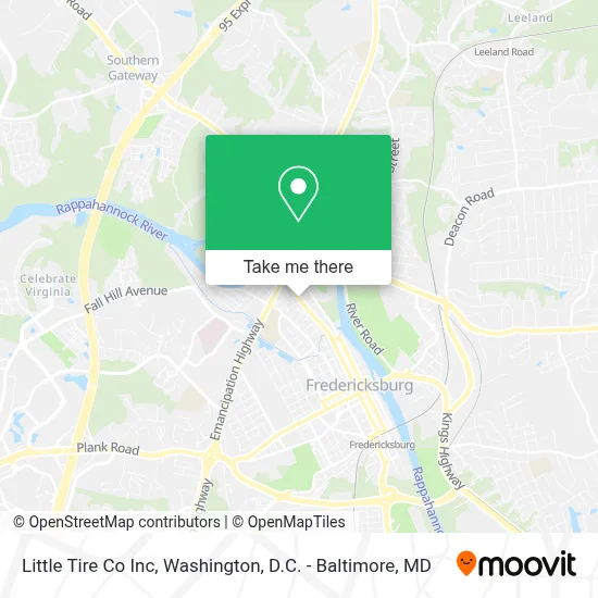 Little Tire Co Inc map