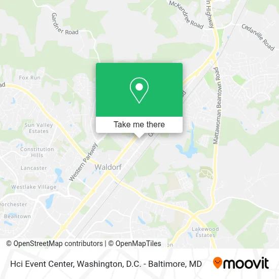 Hci Event Center map