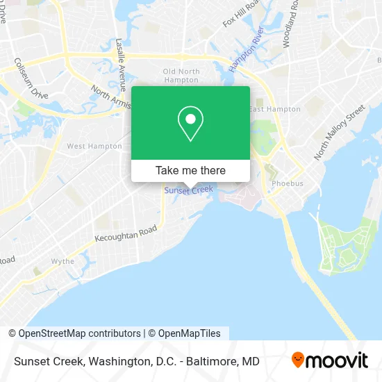 Sunset Creek map