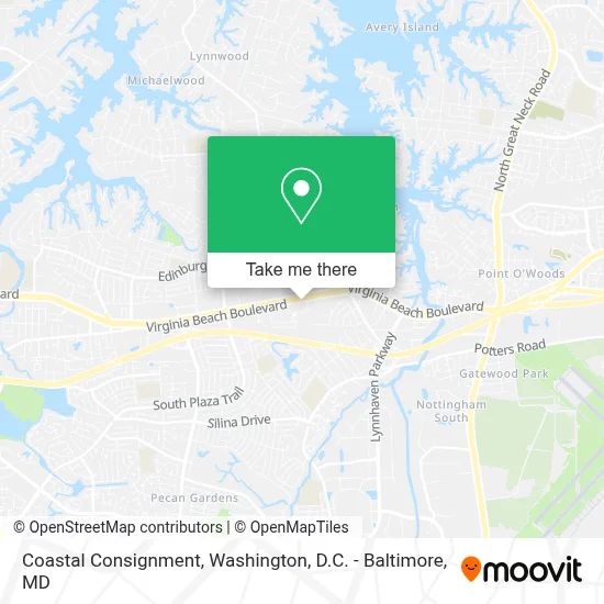 Coastal Consignment map