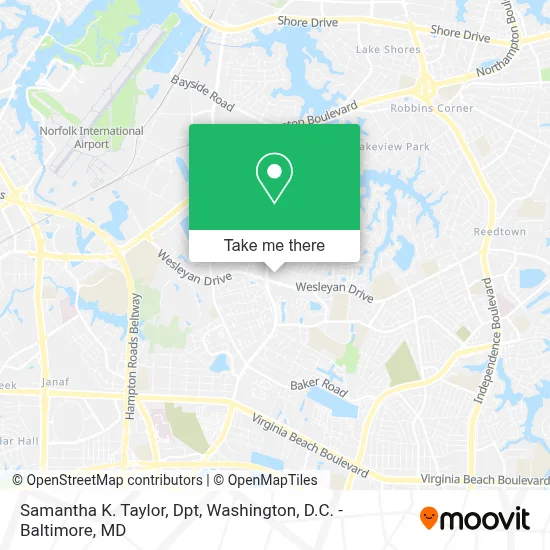 Samantha K. Taylor, Dpt map