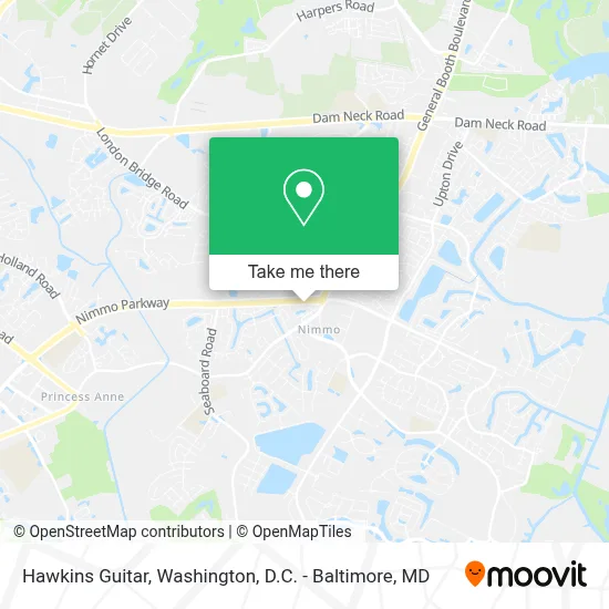Hawkins Guitar map