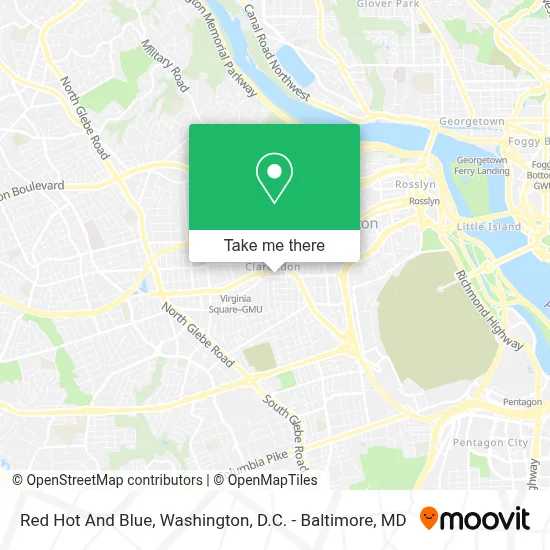 Red Hot And Blue map
