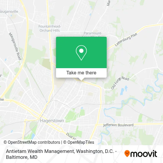 Antietam Wealth Management map